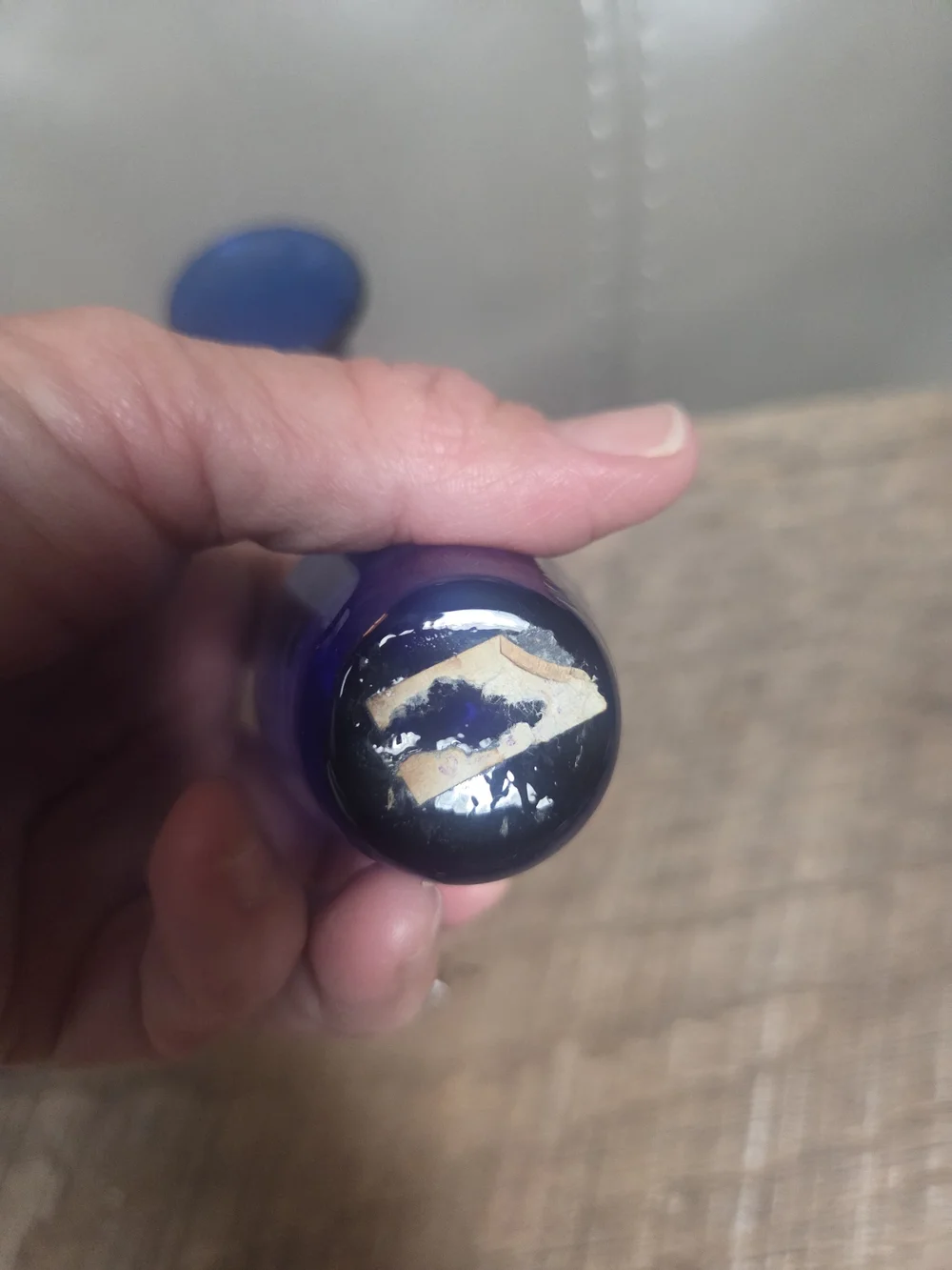 Vintage Cobalt Blue Glass Bud Vase Lot of 3 ~ Bin 1B